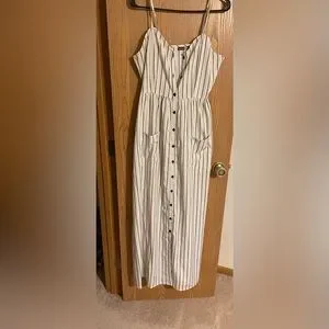chinese dress ladies Groovy Stripes Maxi Dress Earth Combo / M